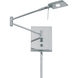 George's Reading Room 5 inch 8.00 watt Chrome Swing Arm Wall Lamp Wall Light, Pharmacy