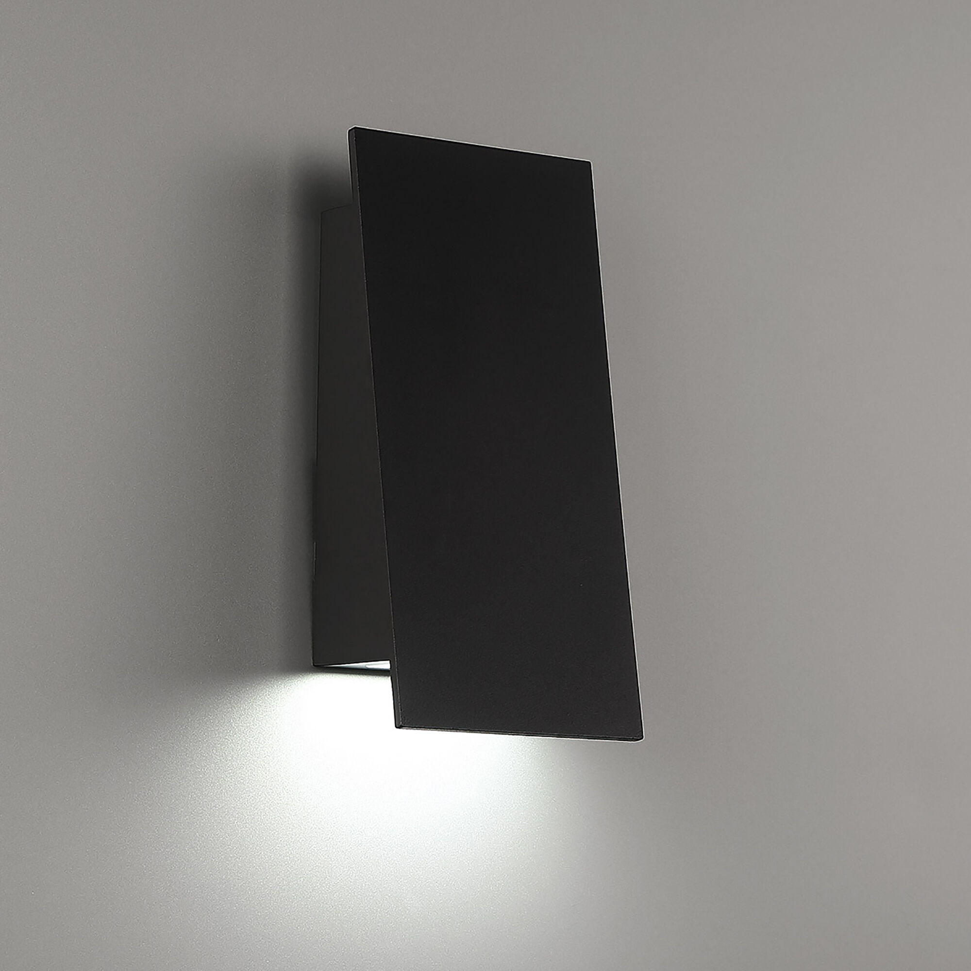 Slant LED 10.63 inch Black Outdoor Wall Light, dweLED