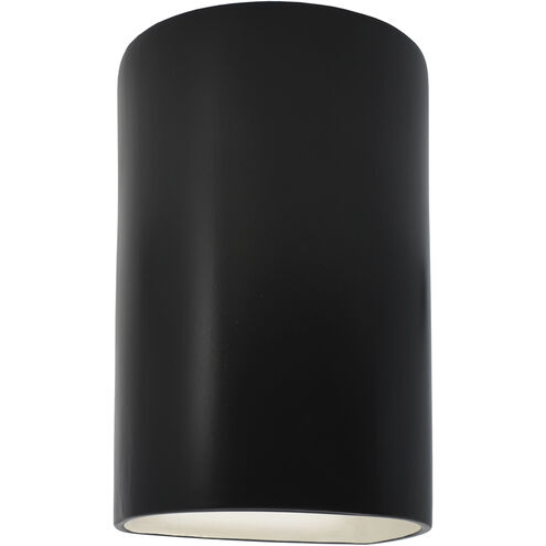 Ambiance 1 Light 5.75 inch Carbon Matte Black Wall Sconce Wall Light in Incandescent, Small