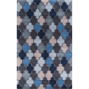 Oasis 156 X 108 inch Blue and Black Area Rug, Wool