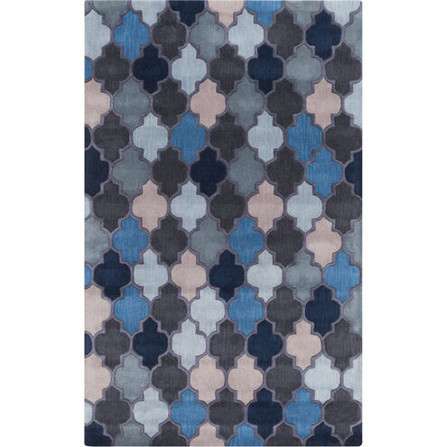 Oasis 156 X 108 inch Blue and Black Area Rug, Wool