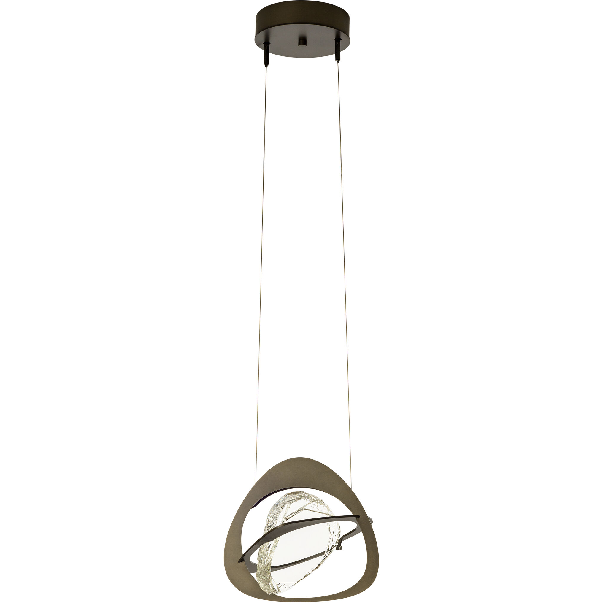 Venn LED 12.9 inch Dark Smoke Pendant Ceiling Light