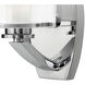 Meridian 1 Light 7 inch Chrome Vanity Light Wall Light