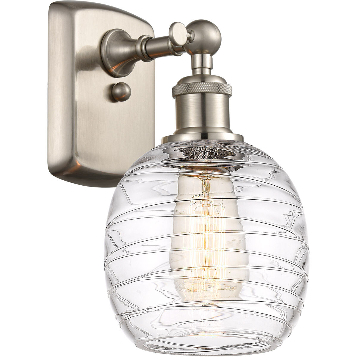 Ballston Belfast 1 Light 6 inch Brushed Satin Nickel Sconce Wall Light