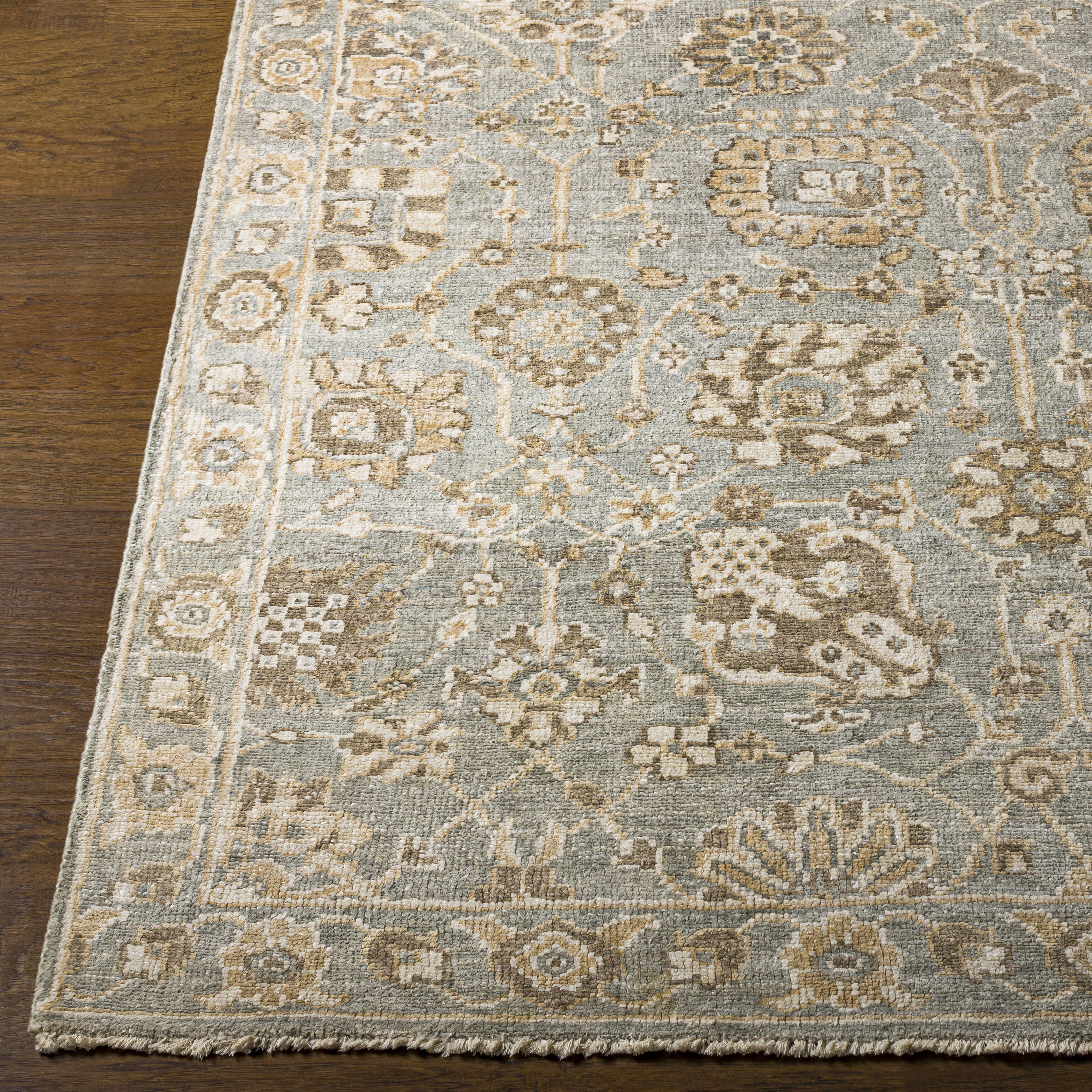 Royal 36 X 24 inch Dusty Sage Rug in 2 x 3, Rectangle