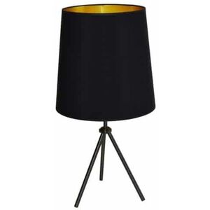 Oversized Drum 30 inch 100 watt Matte Black Table Lamp Portable Light 