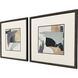 Propac Gray and Brown and Black and Turquoise Framed Art, Propac