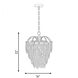 Boa 5 Light 16 inch Warm Brass Chandelier Ceiling Light