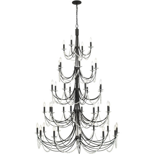 Brentwood 40 Light 48 inch Carbon Chandelier Ceiling Light
