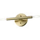 Copenhagen 2 Light 5 inch Antique Brass ADA ADA Wall Sconce Wall Light