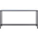 Bodin 60 inch Matte Black and White Console Table