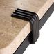 Europa 56 X 17 inch Natural and Ebony and Blackened Bronze Coffee Table