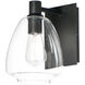 Babylon LED 7.25 inch Black Wall Sconce Wall Light