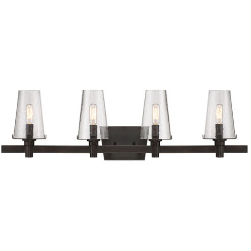Hyde Park 4 Light 32 inch Vintage Bronze Bath Light Wall Light