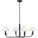Sean Lavin Colfax 4 Light 34.5 inch Aged Iron Chandelier Ceiling Light