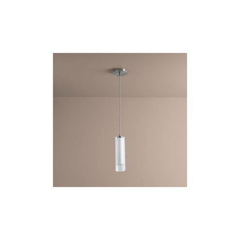 Gratis 1 Light 4 inch Satin Nickel Pendant Ceiling Light