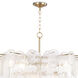 Echo 10 Light 37.5 inch Natural Brass Chandelier Ceiling Light