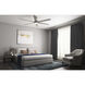 Gravity 72 inch Matte Silver with Light Gray Oak Blades Ceiling Fan