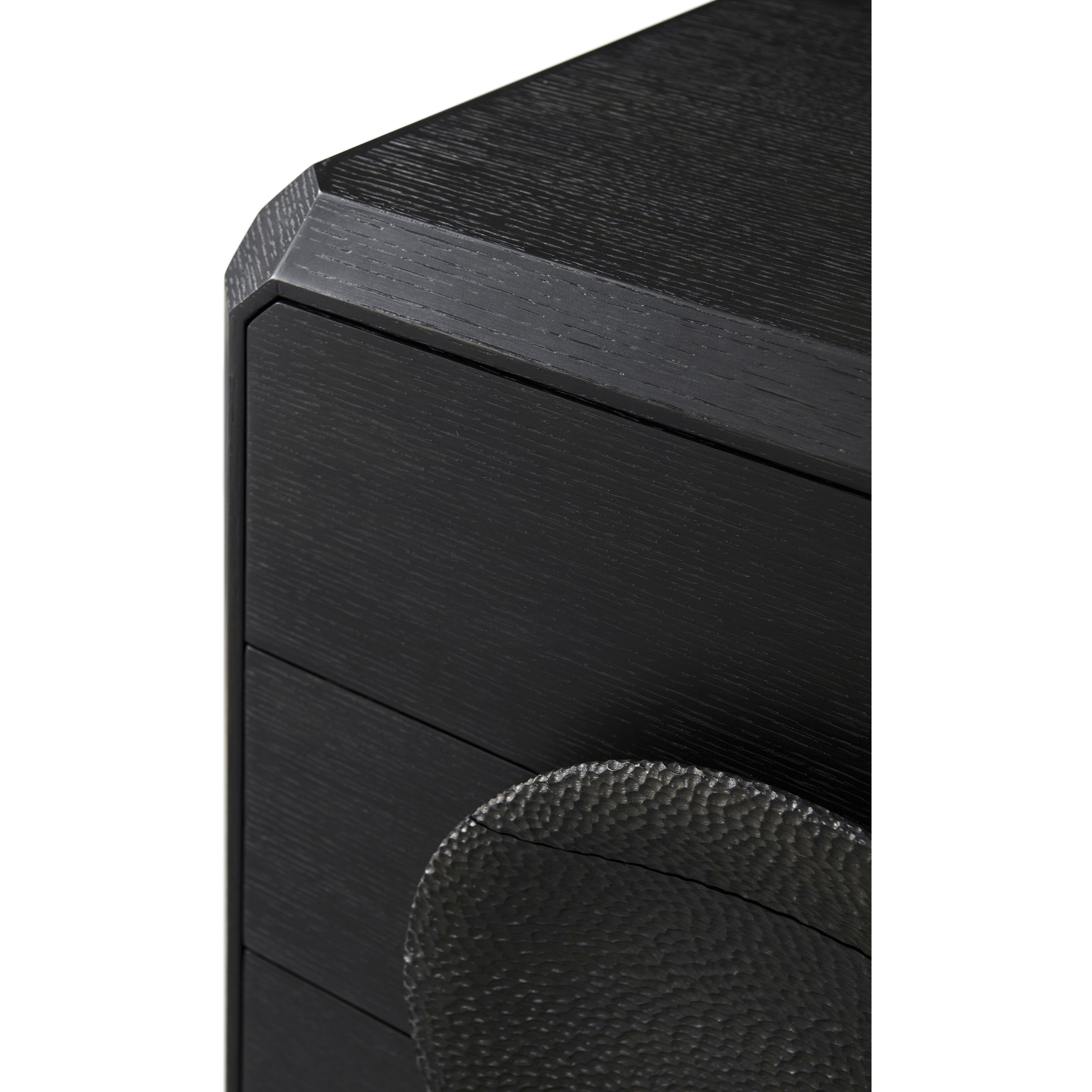 Spencer St. James 26 X 26 inch Onyx Small Nightstand, Wooden