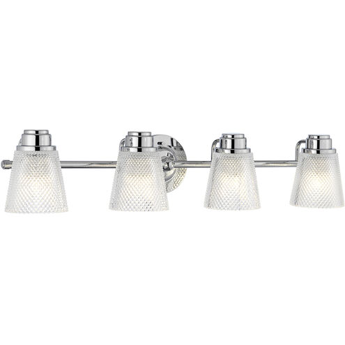 Hudson LED 32 inch Polished Chrome Bath Light Wall Light