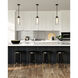 Alora Mood Belmont Pendant Ceiling Light in Matte Black