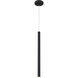 Forest LED 4.75 inch Matte black Pendant Ceiling Light in 1, 3, Matt black Steel