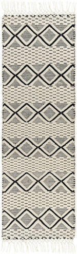 Saint Clair 96 X 30 inch Black Rug in 2.5 x 8, Runner