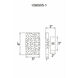 Carolina LED 5 inch Pewter Wall Light