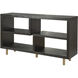 Norman Wyatt Home 60 X 15.8 inch Ebony Woodgrain Console