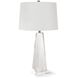 Angelica 27 inch 150.00 watt Clear Table Lamp Portable Light, Small