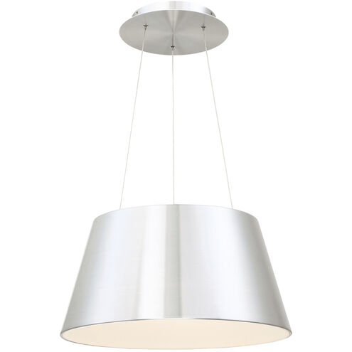 Vida LED 18 inch Brushed Aluminum Pendant Ceiling Light, dweLED