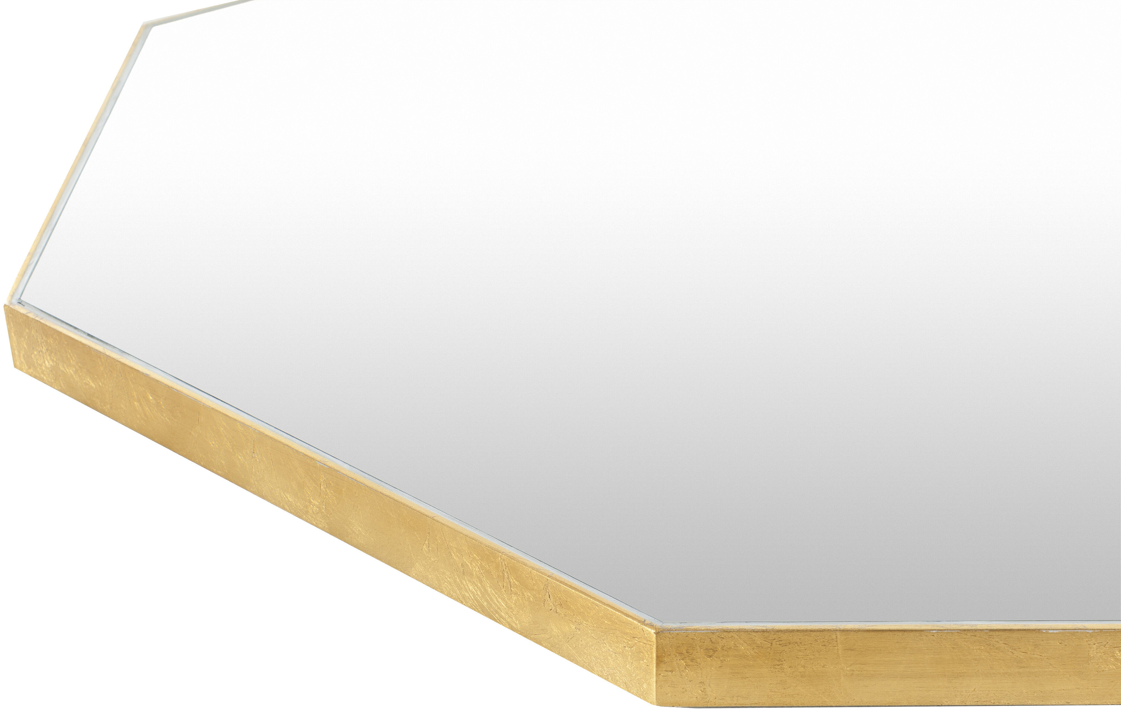 Java 40 X 40 inch Gold Mirror, Large