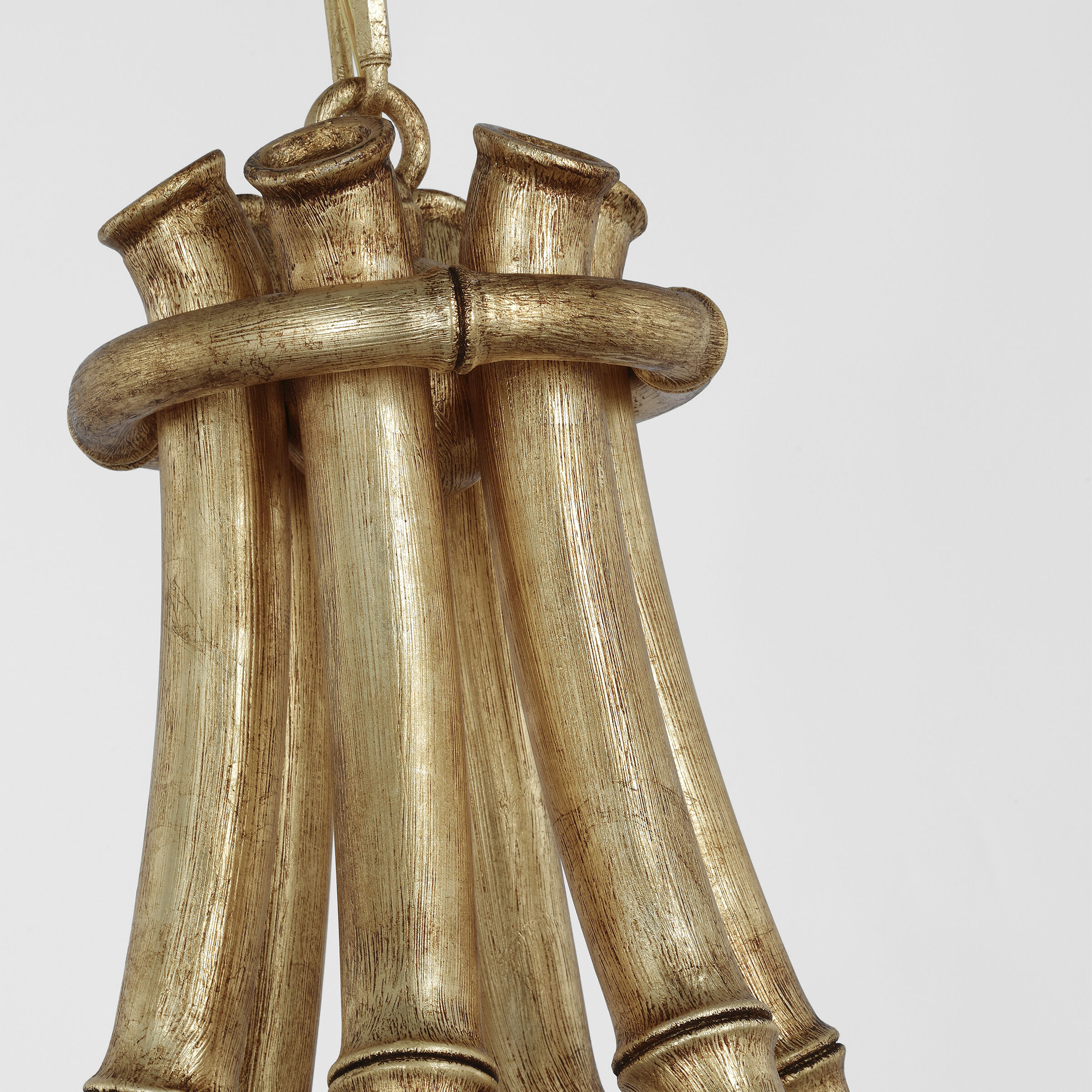 Fisher Weisman Alana LED 38.75 inch Gilded Plaster Chandelier Ceiling Light