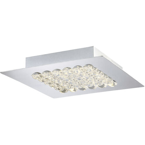 Denso LED 10 inch Chrome Flush Mount Ceiling Light, Medium