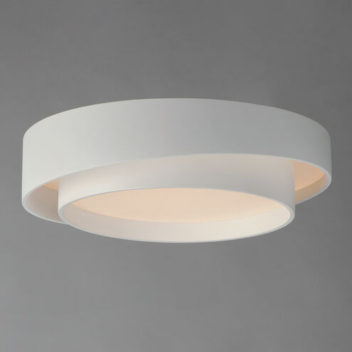 Ziggurat LED 19.75 inch White Flush Mount Ceiling Light