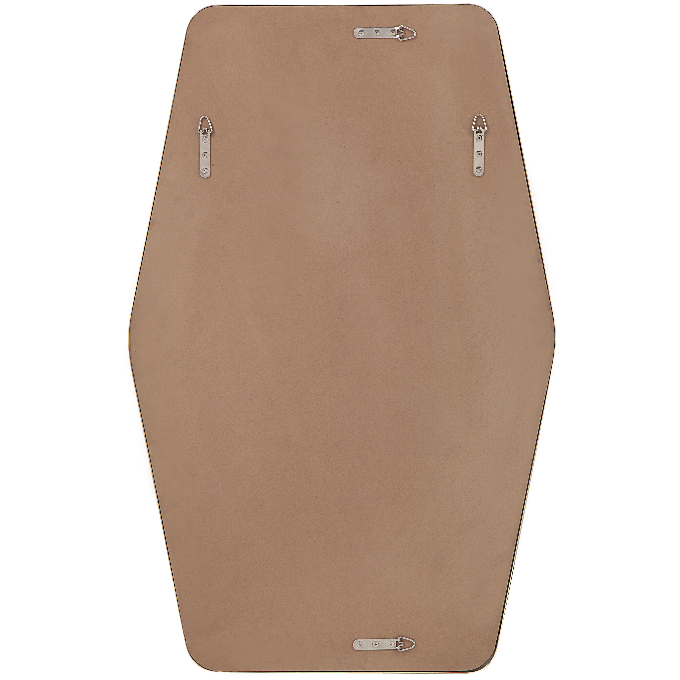 Mocha 40 X 26 inch Satin Brass Wall Mirror