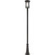Jordan 1 Light 114 inch Oil Rubbed Bronze Outdoor Post Mounted Fixture in 17