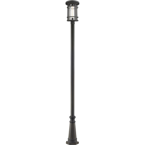 Jordan 1 Light 114 inch Oil Rubbed Bronze Outdoor Post Mounted Fixture in 17