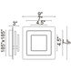 Private I LED 9 inch Matte Black Wall Sconce Wall Light