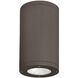Tube Arch LED 6.38 inch Bronze Outdoor Flush in Flood, 90, 3000K