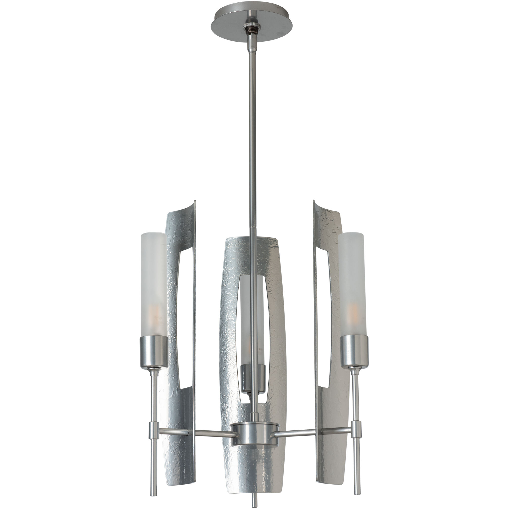 Passage 3 Light 16 inch Sterling Pendant Ceiling Light in Frosted