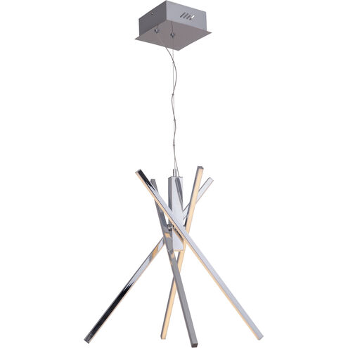 Pinnacle LED 28 inch Chrome Chandelier Ceiling Light