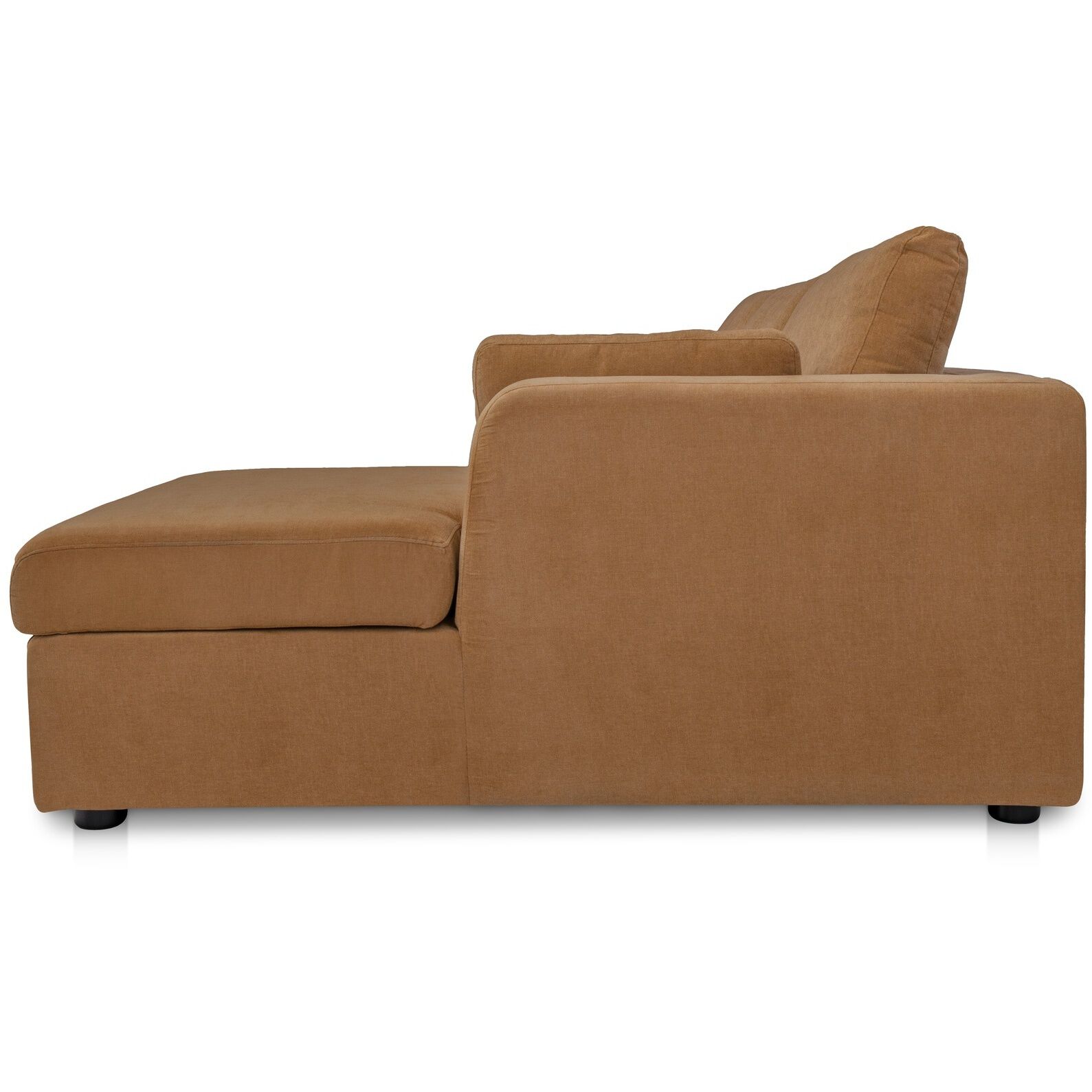 Burrow Brown Sleeper Sectional With Storage Chaise in Right, Right