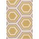 Fallon 36 X 24 inch Lime, Taupe, Beige Rug