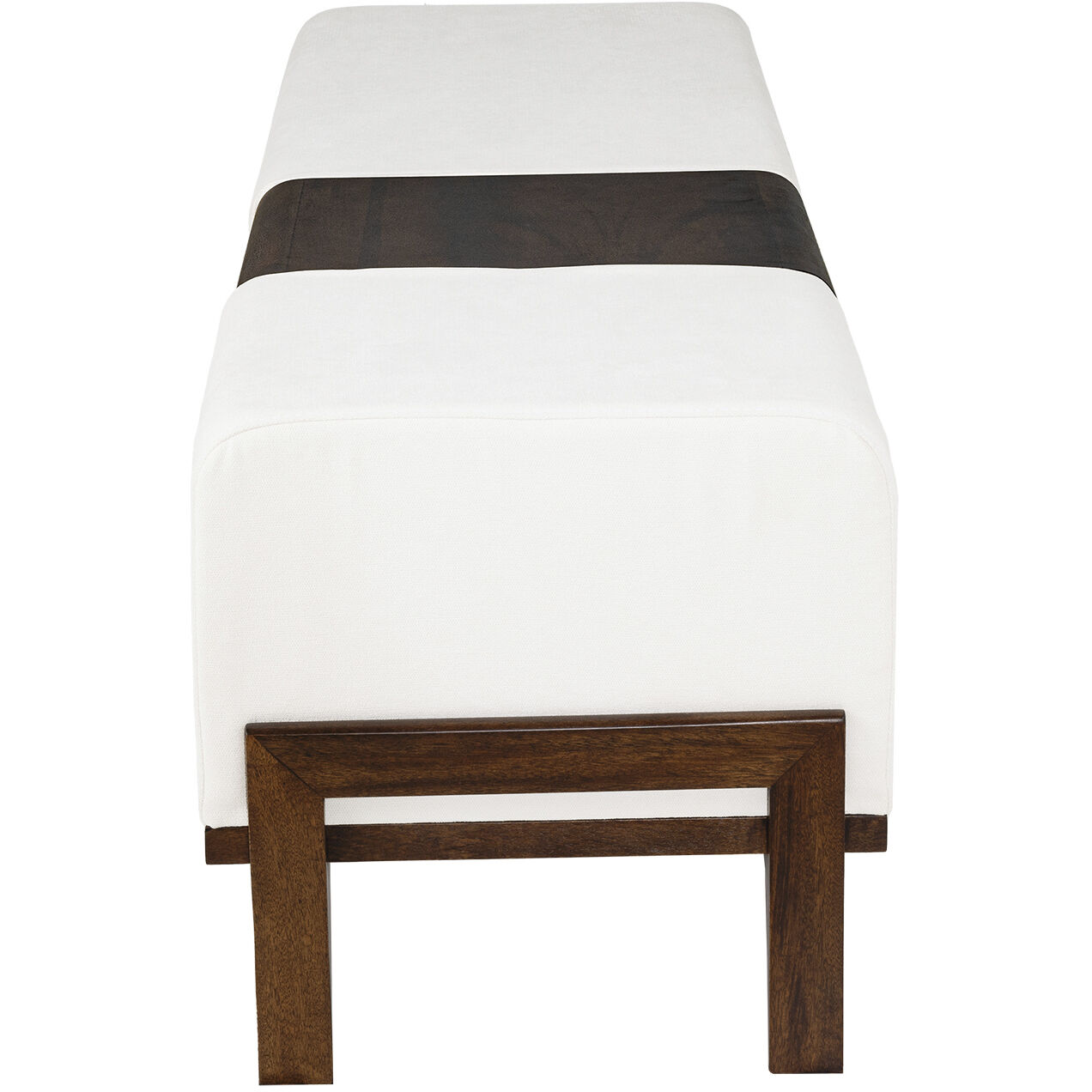 Noah 18 inch Medium Brown Ottoman