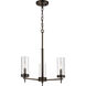 Sean Lavin Zire 3 Light 18 inch Brushed Oil Rubbed Bronze Chandelier Ceiling Light