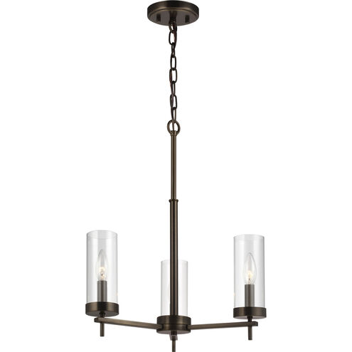 Sean Lavin Zire 3 Light 18 inch Brushed Oil Rubbed Bronze Chandelier Ceiling Light