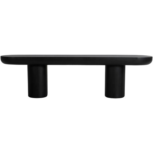 Rocca Black Dining Bench, Outdoor