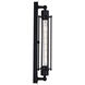 Kiera 1 Light 4 inch Black Wall Light