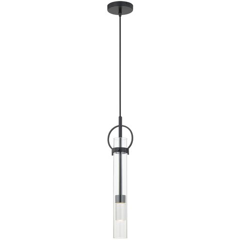 Textile Collection - Chloe Family LED 5 inch Matte Black Pendant Ceiling Light